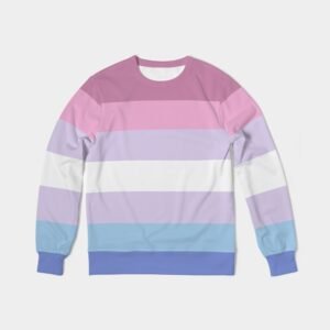 Bigender Flag Men’s Classic French Terry Crewneck Pullover