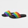 LGBTQ+ Flag Women’s Slide Sandals