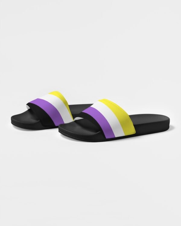 Non Binary Flag Women’s Shoe Size Slide Sandals