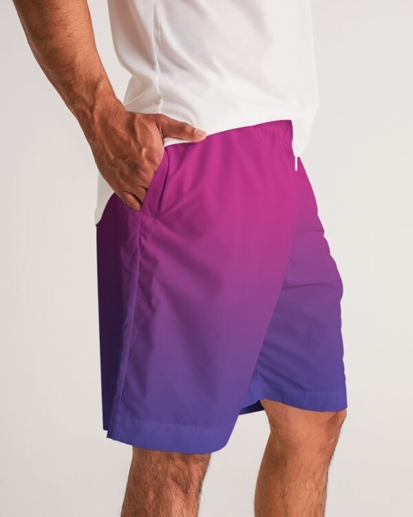 Bisexual Ombre Men’s Jogger Shorts