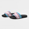 Transgender Flag Men’s Slide Sandals