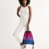 Bisexual Pride Flag Canvas Draw String Bag