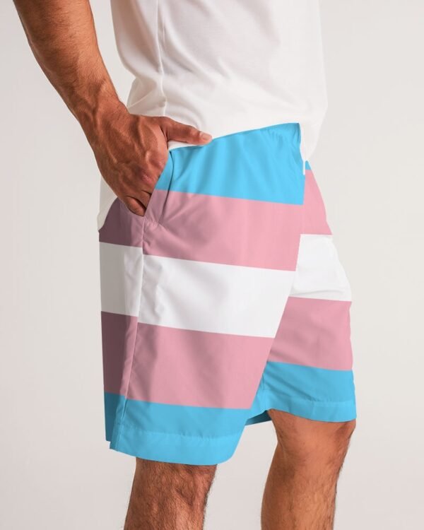 Transgender Flag Men’s Jogger Shorts