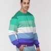 MLM Gay Flag Men’s Classic French Terry Crewneck Pullover