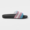 Transgender Flag Women’s Shoe Size Slide Sandals