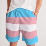 Transgender Flag Men’s Jogger Shorts