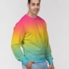 Pansexual Ombré Men’s Classic French Terry Crewneck Pullover