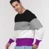 Asexual Flag Men’s Classic French Terry Crewneck Pullover