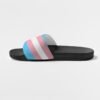 Transgender Flag Men’s Slide Sandals