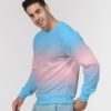 Transgender Ombré Men’s Classic French Terry Crewneck Pullover