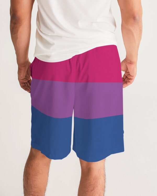 Bisexual Flag Men’s Jogger Shorts