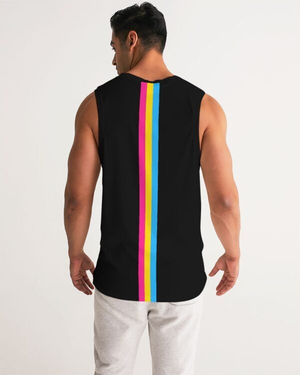 Pansexual Rainbow – Black – Men’s Sport Tank