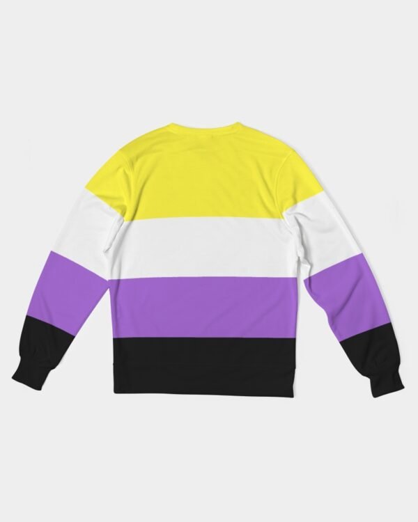Non Binary Flag Classic French Terry Crewneck Pullover