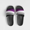 Asexual Flag Men’s Slide Sandals