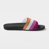 Lesbian Flag Women’s Slide Sandals