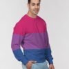 Bisexual Flag Men’s Classic French Terry Crewneck Pullover