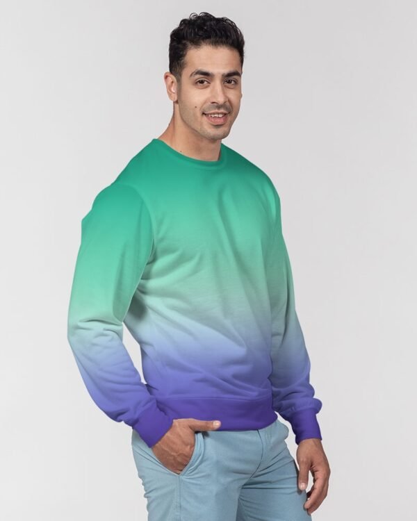 MLM Gay Ombré Men’s Classic French Terry Crewneck Pullover