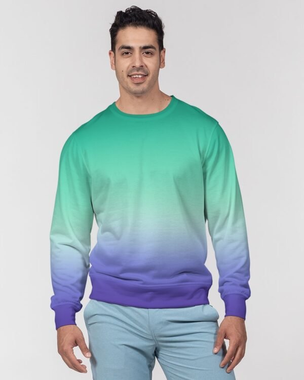 MLM Gay Ombré Men’s Classic French Terry Crewneck Pullover