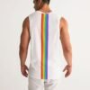 LGBTQ+ Rainbow – White – Men’s Sport Tank