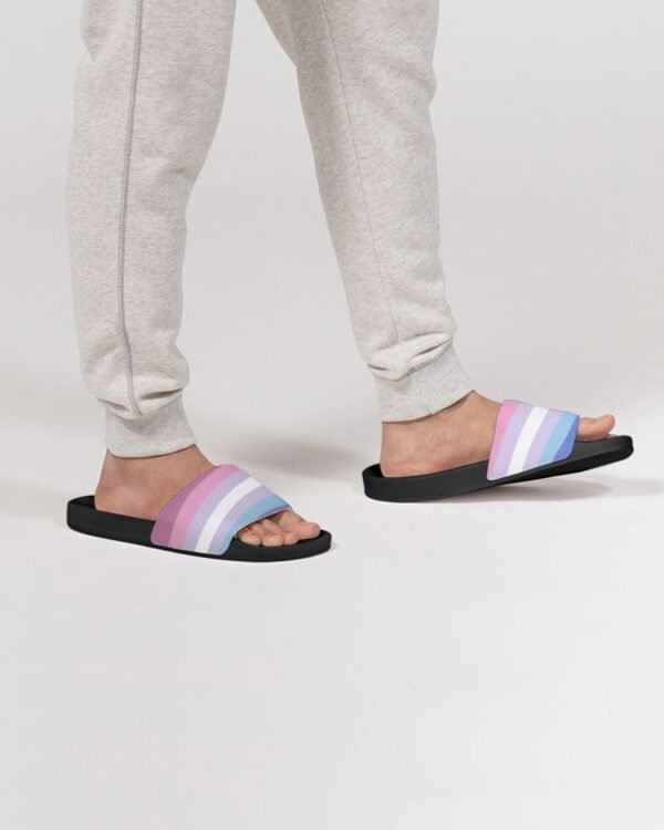 Bigender Flag Men’s Slide Sandals