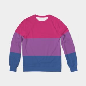 Bisexual Flag Men’s Classic French Terry Crewneck Pullover