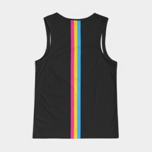 Pansexual Rainbow – Black – Men’s Sport Tank