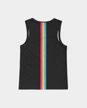 Pansexual Rainbow – Black – Men’s Sport Tank