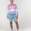 Bigender Flag Men’s Classic French Terry Crewneck Pullover