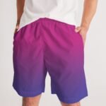 Bisexual Ombre Men’s Jogger Shorts